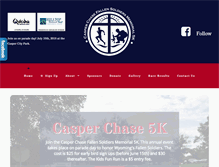 Tablet Screenshot of casperchase5k.org